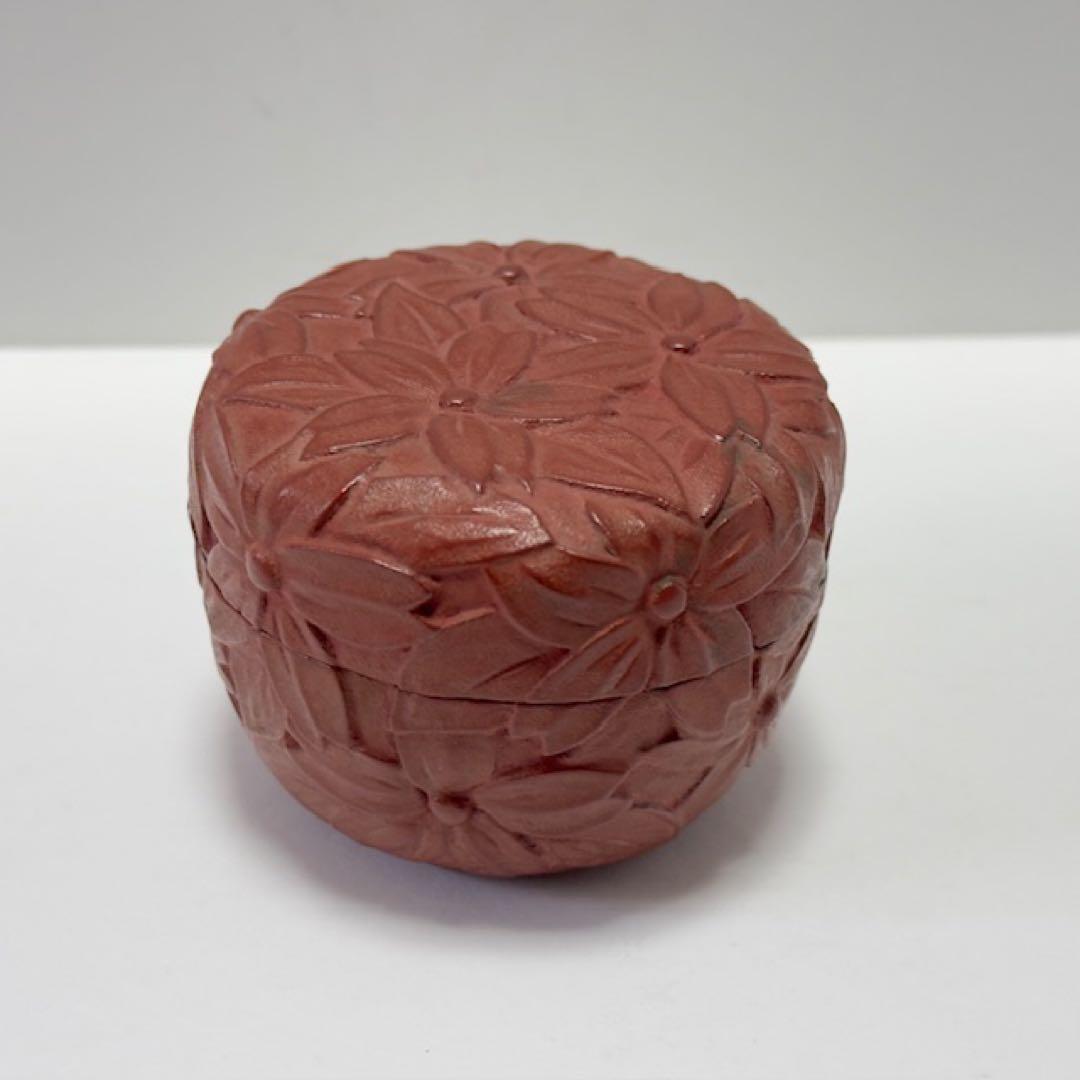 茶道具 春峰 桜平棗 茶道