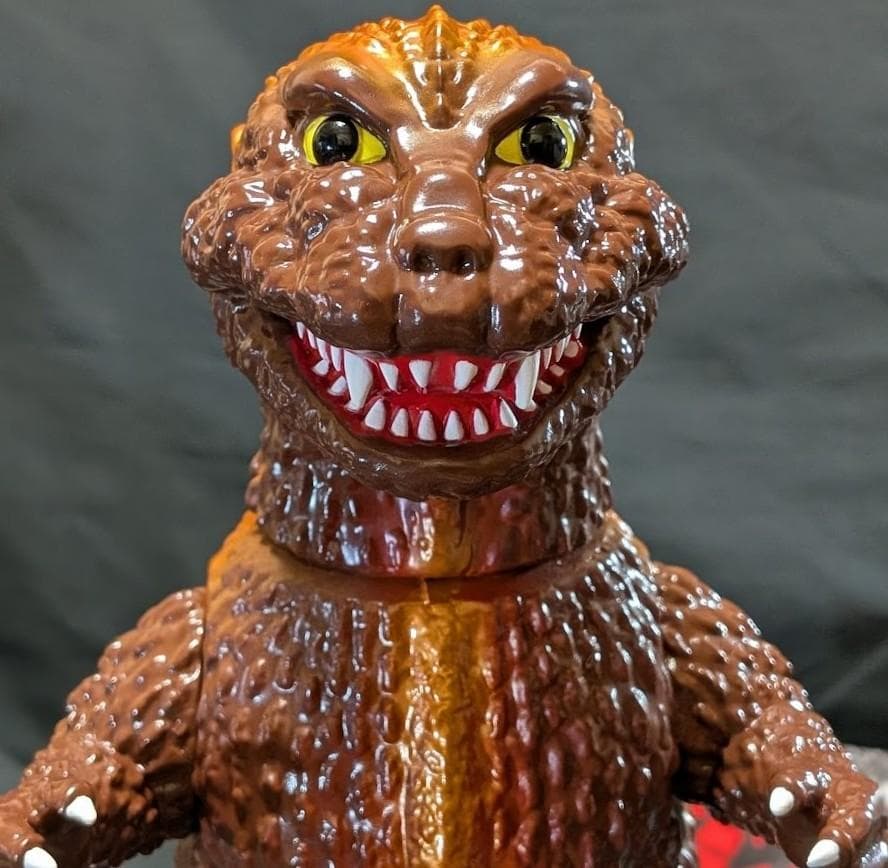 安楽案作ゴジラ1954（メディコムトイ）ギニョール版3期 ソフビフィギュア