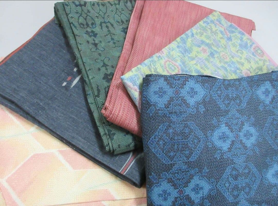 No.65大島紬等の紬の着物22点まとめてセット美品多数