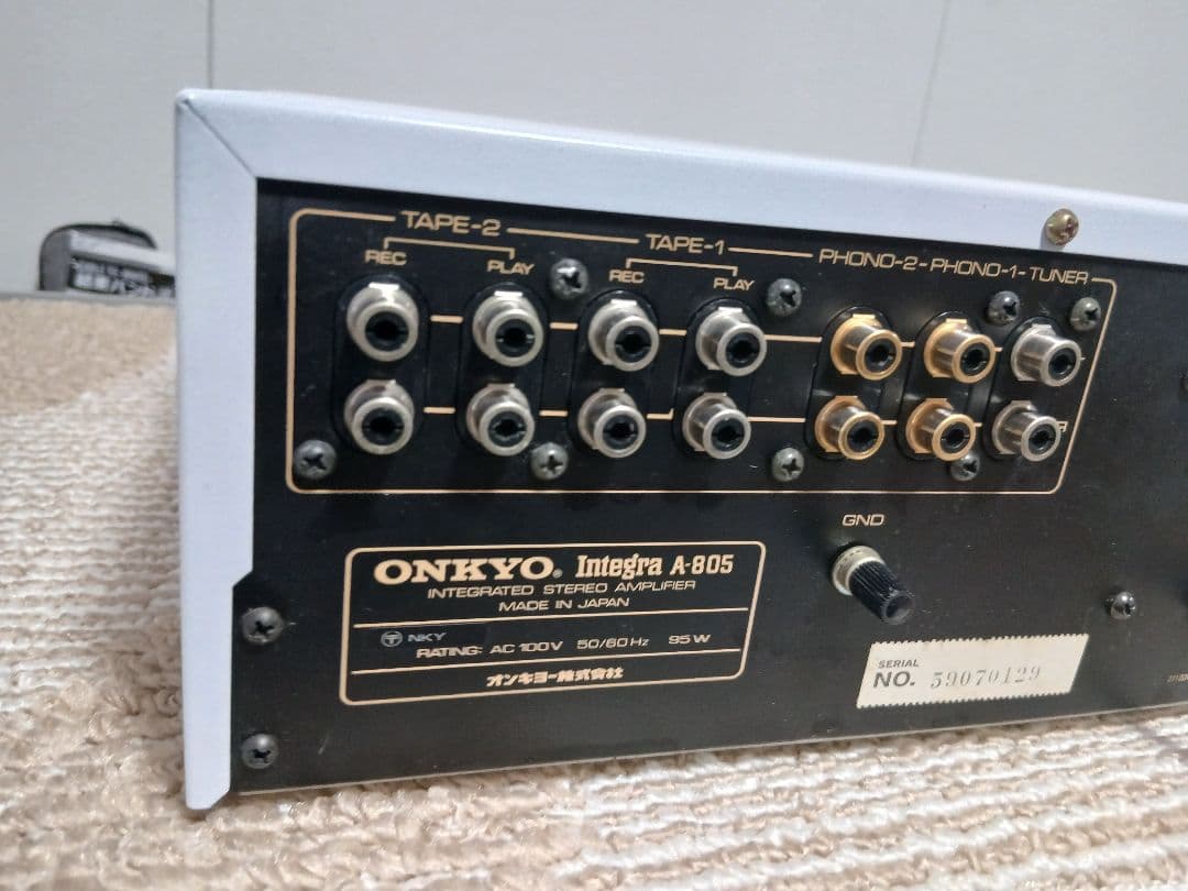 整備済 程度良 ONKYO オンキョー Integra A-815GTR 整備済 程度良