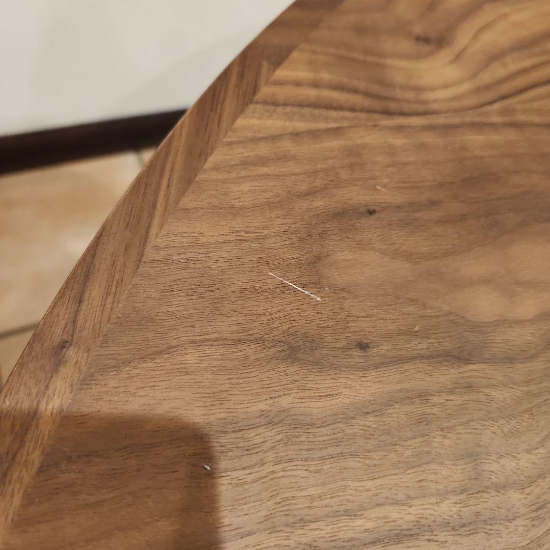 マルニ木工★円形木製ダイニングテーブル ダークブラウン