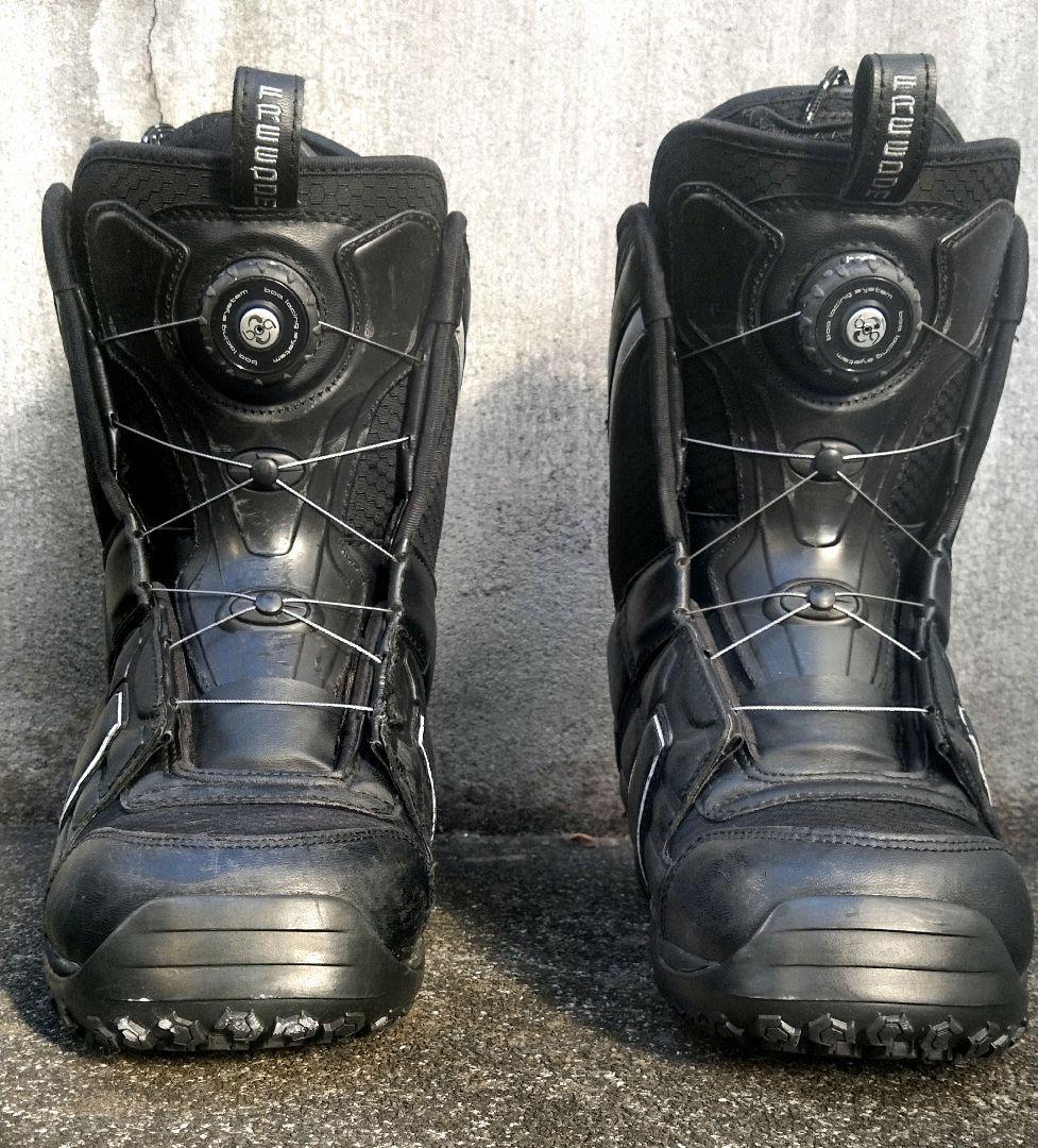 【APX】 スノーボードブーツ　 ボアシステム　ダイヤル式　ブラック　２７cm