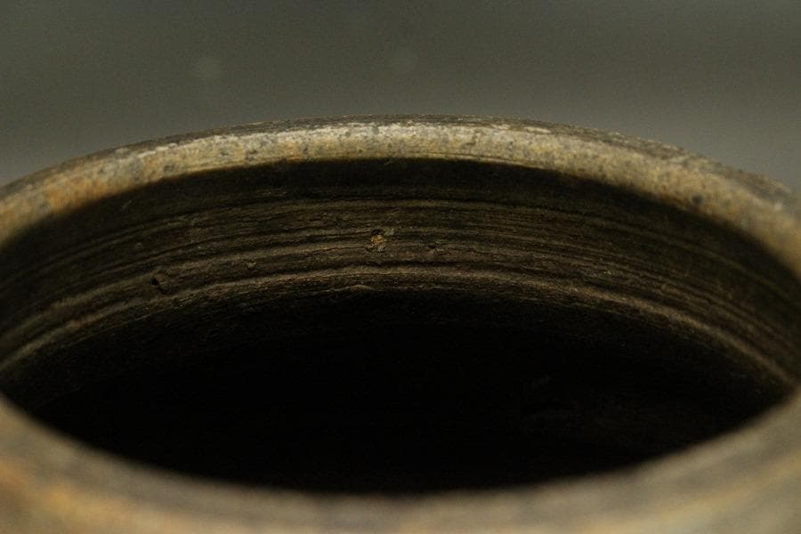 古備前 壷 波線紋 壷 古美術(ZE537)