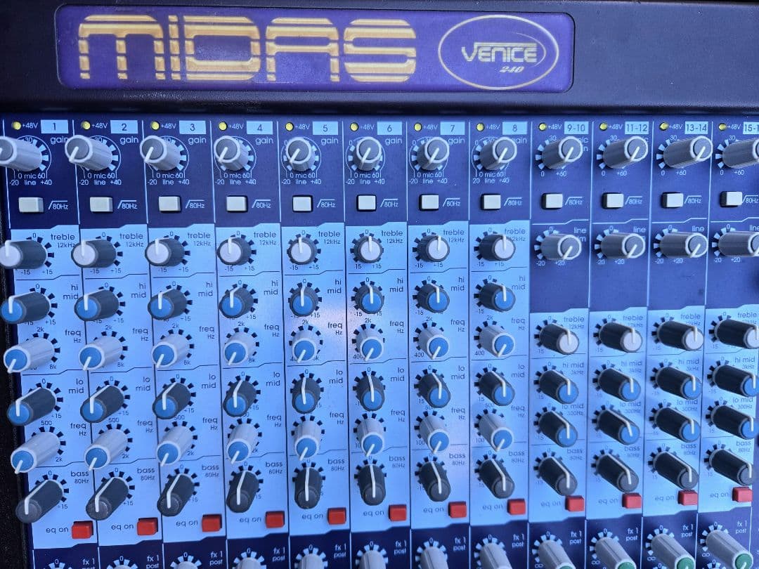 【MIDAS】マイダスVENICE240卓上アナログミキサー