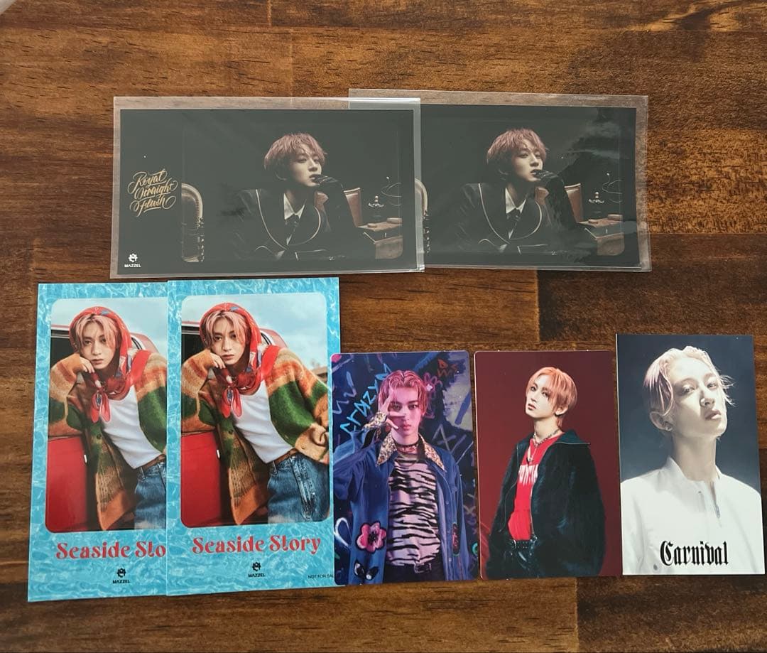 MAZZEL NAOYA ナオヤ トレカ ICステッカー 7点セット