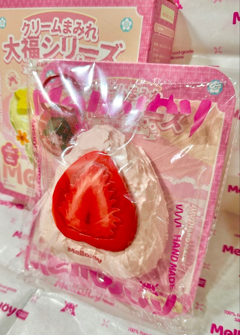mellojoy 大福 クリーム ストロベリー いちご 苺 フルーツ イチゴ