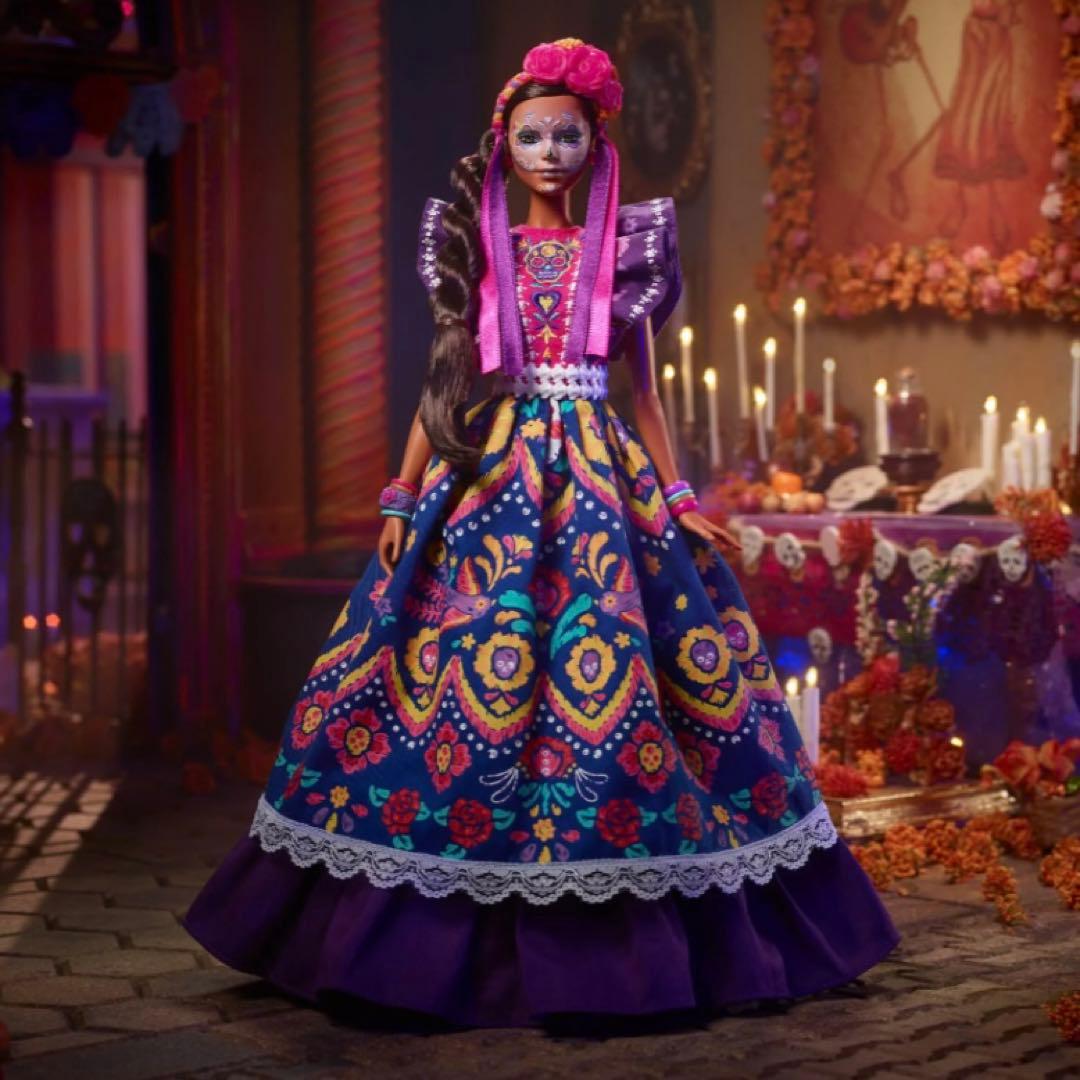 メキシコ デイ・オブ・ザ・デッド 民族衣装 死者の日 限定 バービー