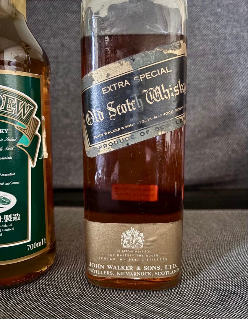 ネヴィスデュー ジョニーウォーカーなど ウイスキー古酒 3本セット 未