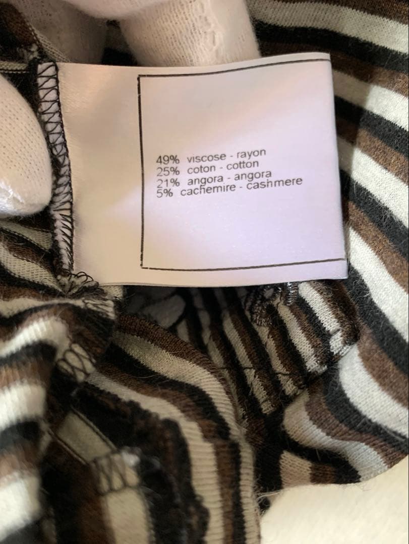 ✨CHANELタンクトップボーダーローズポケット✨ ❣️可愛い✨サマー特価✨