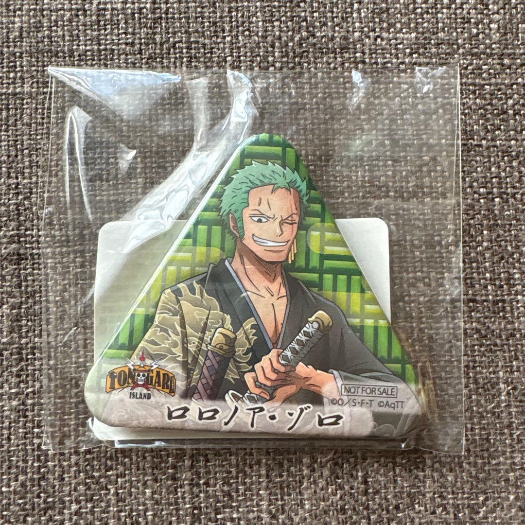 限定品】ワンピースタワー トンガリ缶バッジ ゾロ - メルカリ