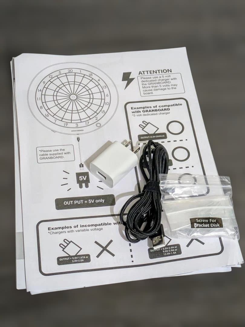 GRAN DARTS グランボード3s ホワイト 電子ダーツボード 動作確認済