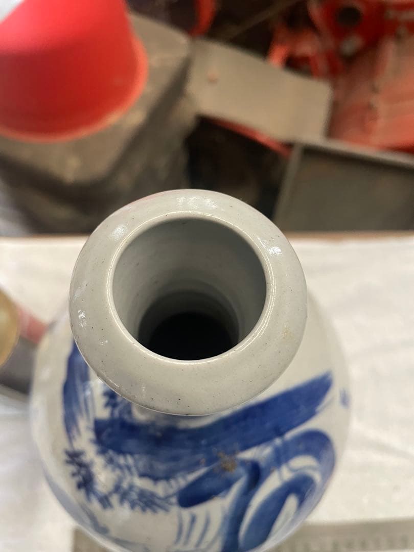 長沼焼 勢至堂焼 徳利 骨董 壺 アンティーク 28cm 陶芸品