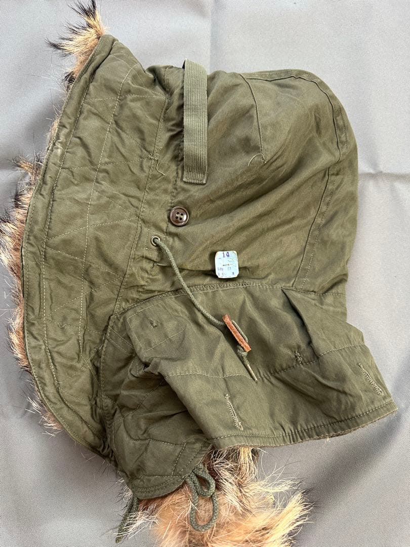 M-51 モッズコート用フード　縞