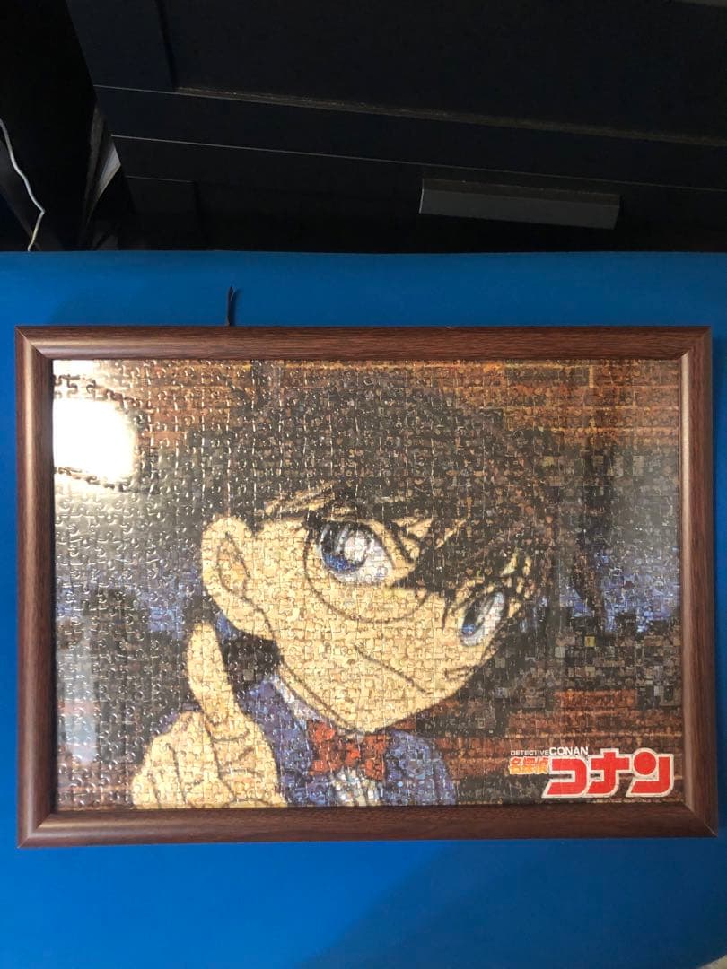 名探偵コナンモザイクアート完成品額縁入り