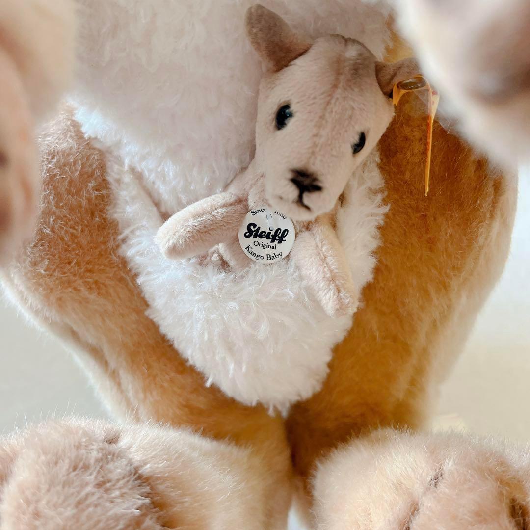 ❤完売品❤ シュタイフ ぬいぐるみ カンガルー 赤ちゃん カンゴ 洗える