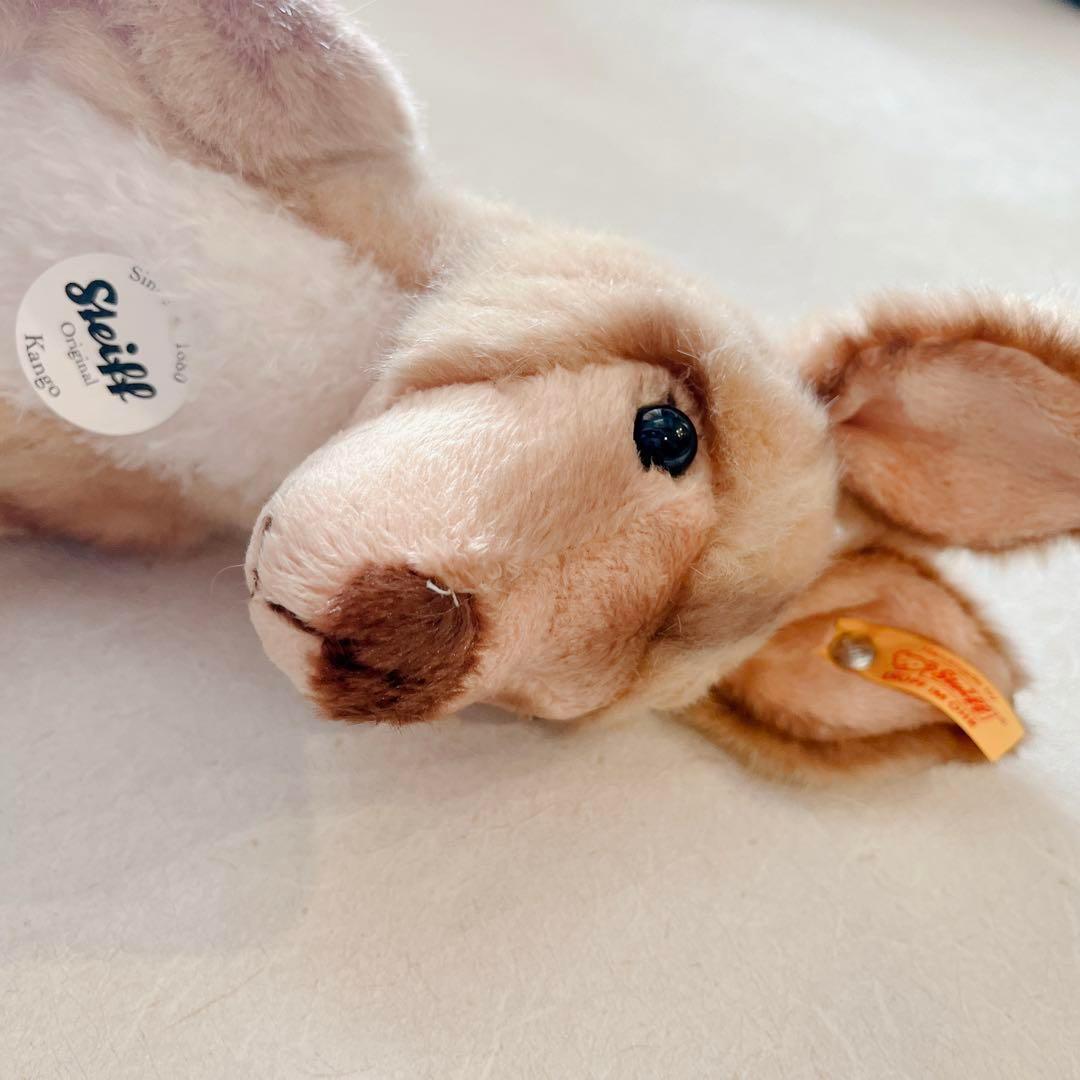 ❤完売品❤ シュタイフ ぬいぐるみ カンガルー 赤ちゃん カンゴ 洗える