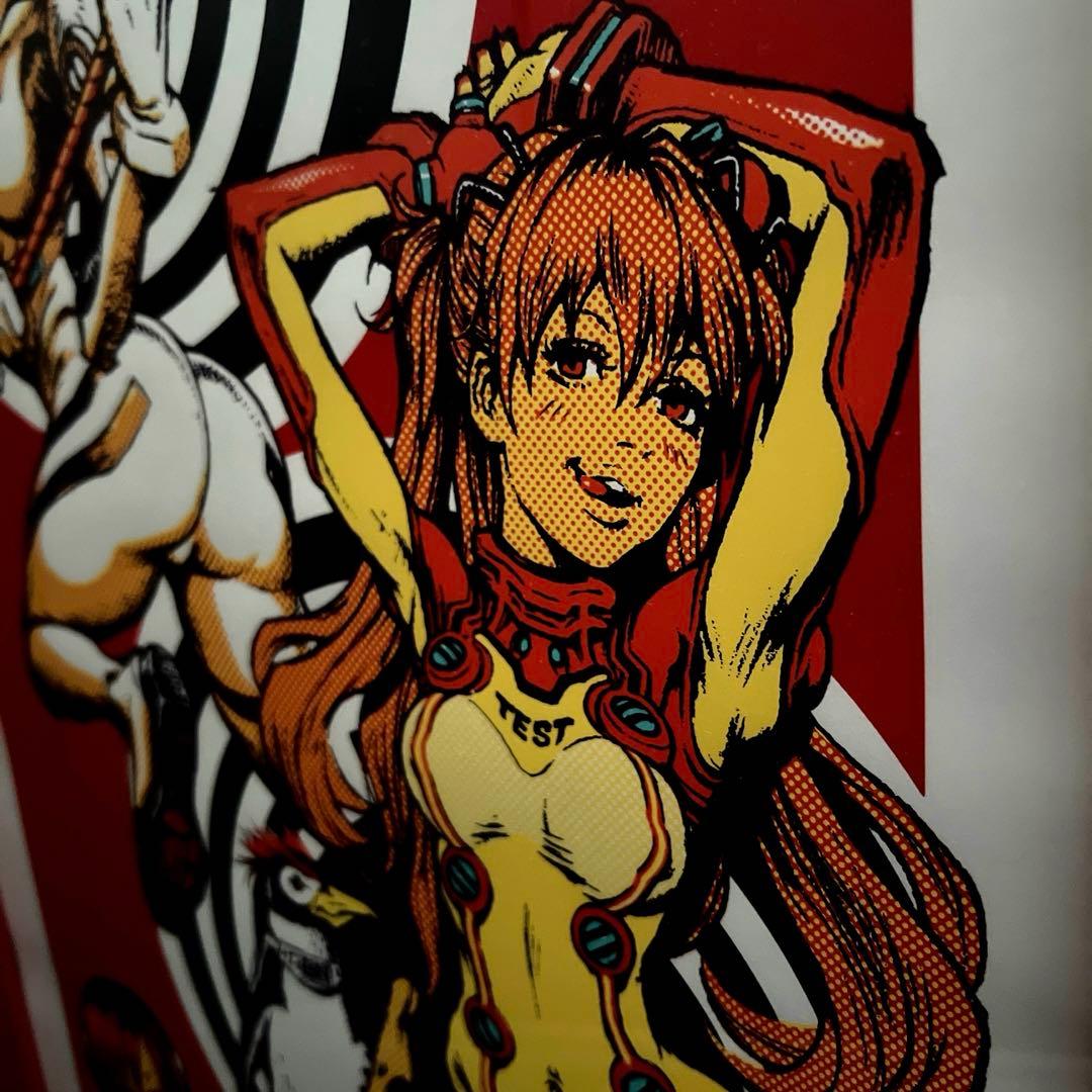 エヴァンゲリオン ロッキンジェリービーンシルクスクリーン フレーム付