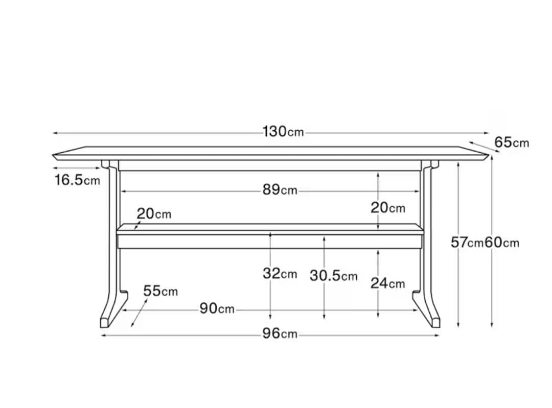 無印良品 リビングでもダイニングでもつかえるテーブル