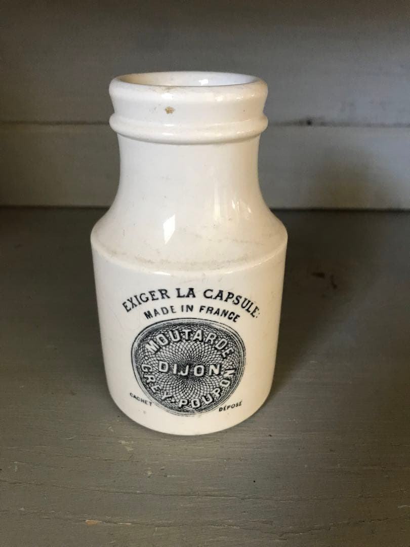 専用です 両面絵柄 DIJON マスタードポット CHOICE アンティーク