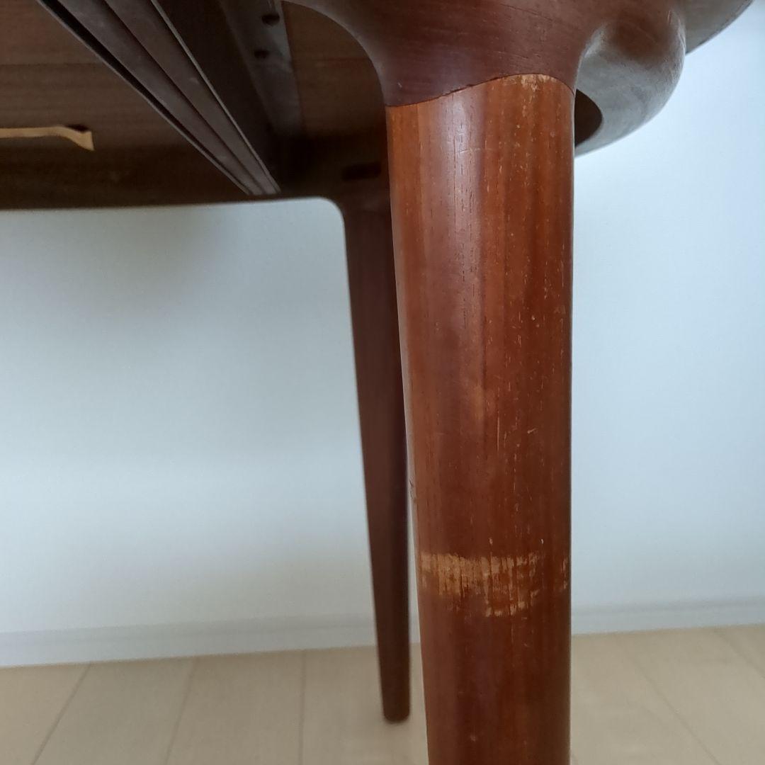 北欧 ビンテージ ヨハネス アンダーセン ダイニングテーブル 卓 拡張板欠品