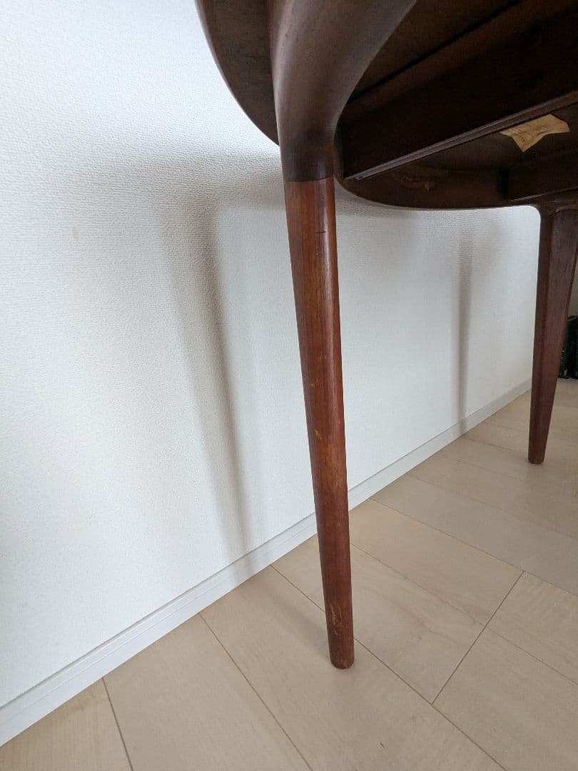 北欧 ビンテージ ヨハネス アンダーセン ダイニングテーブル 卓 拡張板欠品