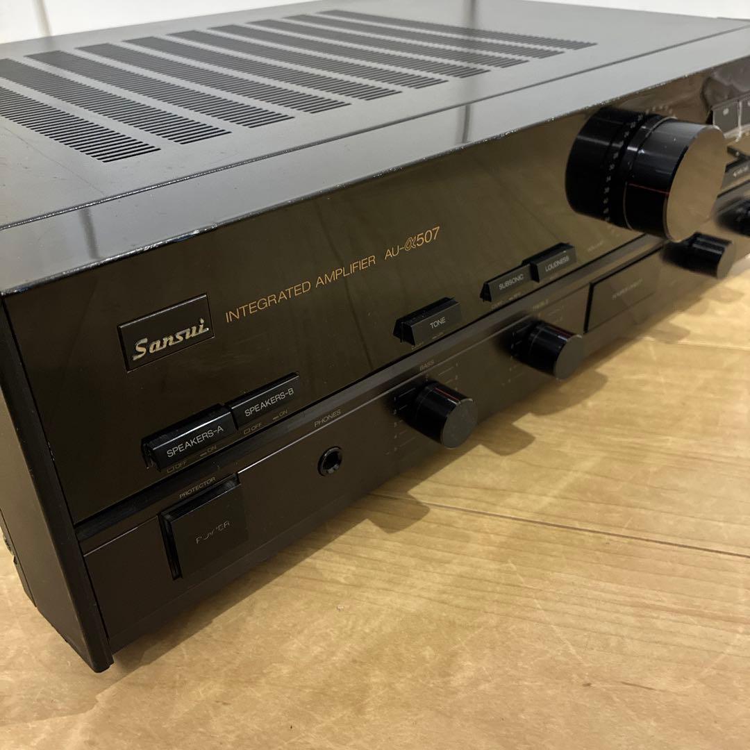 サンスイ au-α507プリメインアンプです いい音です！！動作ok