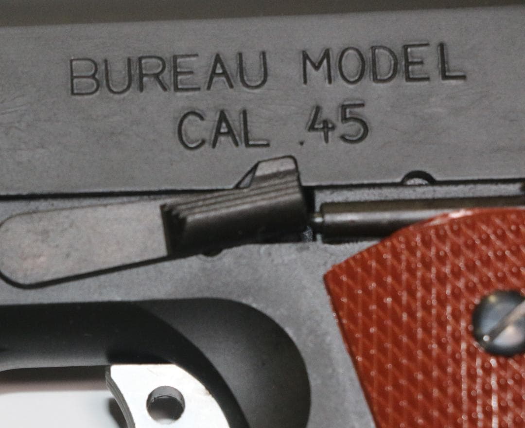 MGCHW樹脂製モデルガン コルトＧＭカスタム FBI BUREAU 合法品