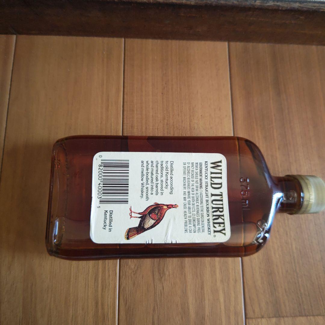 未開封 ワイルドターキー8年 375ml瓶