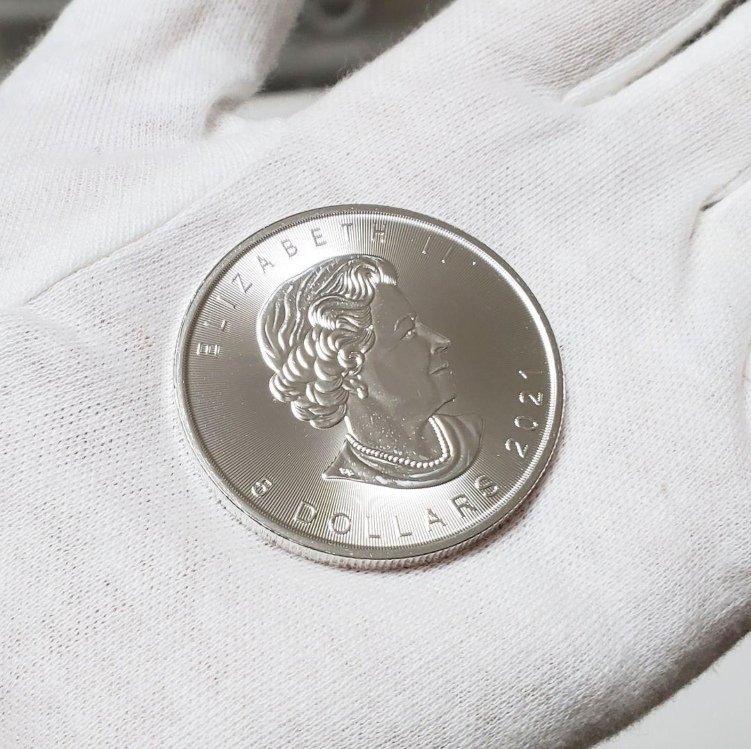 カナダ メイプルリーフ 銀貨 2021年 25枚