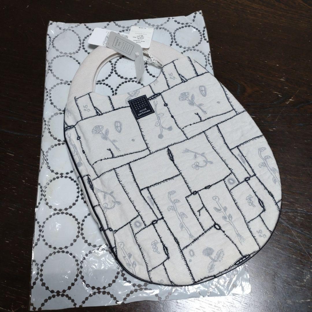 新品未使用タグ付き　ミナペルホネンエッグバッグ　garden patchwork