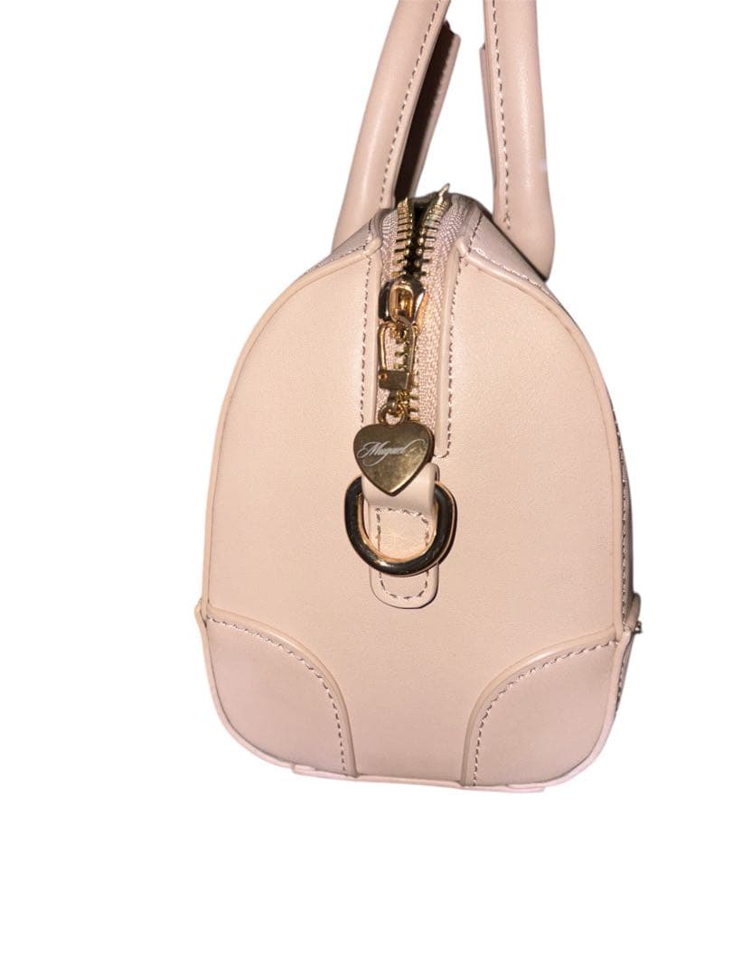 セールmuget ミュゲ2waybostonbagpinkショルダートートバッグ