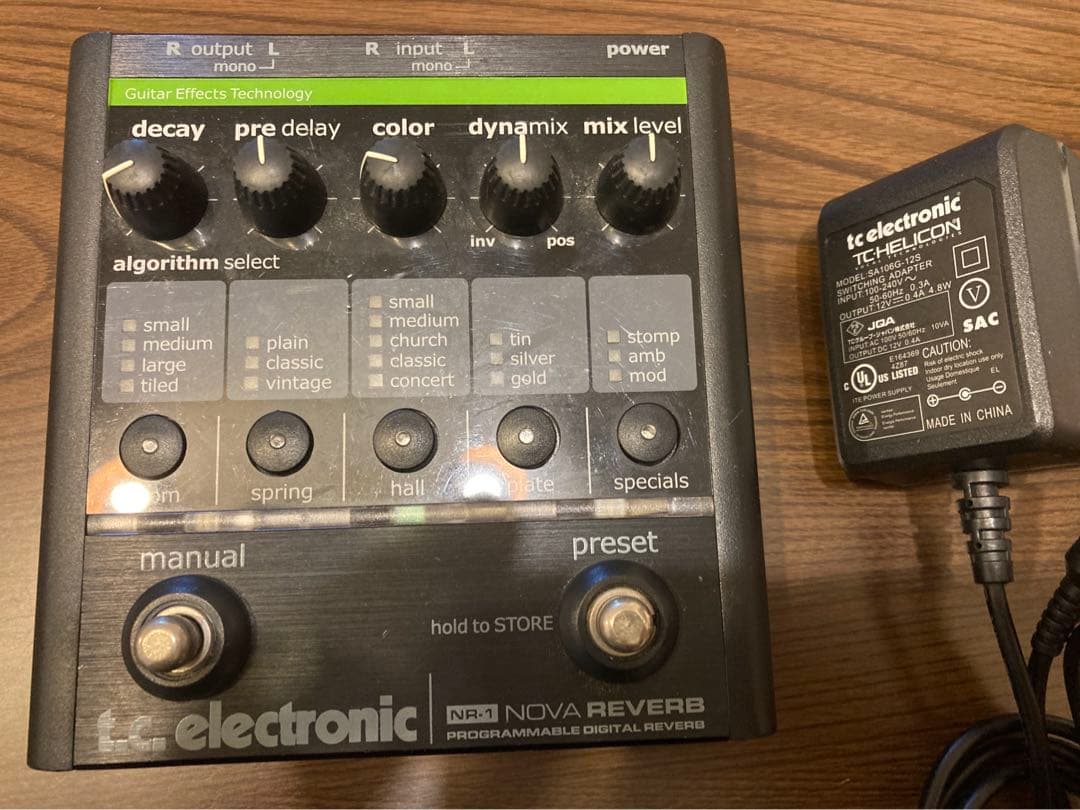 t.c.electronic NR-1 NOVA REVERB（アダプター付）