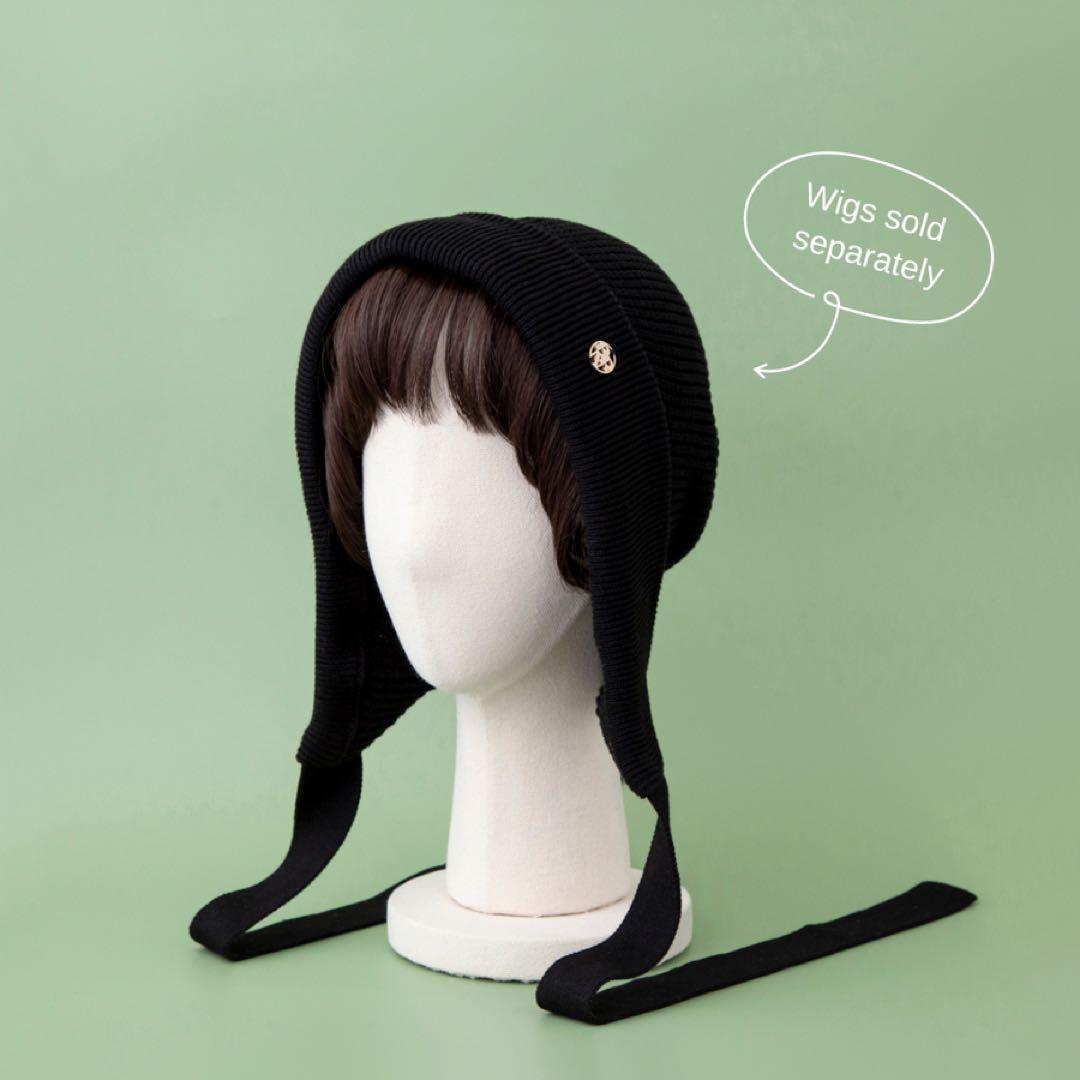 バレン BAREN ボンネット ケア帽子 ニット帽 前髪セット