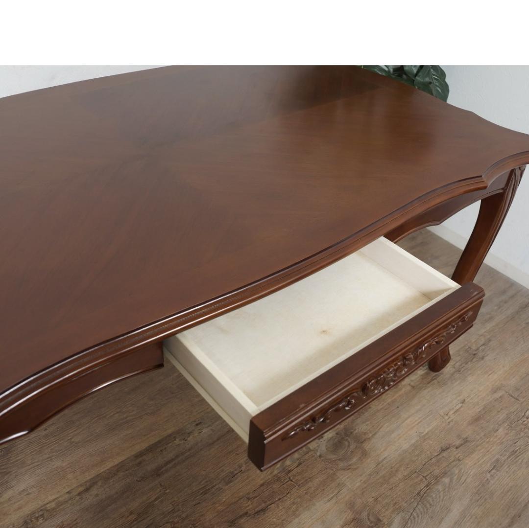 costpado　　ダイニングテーブル　マホガニー　幅135