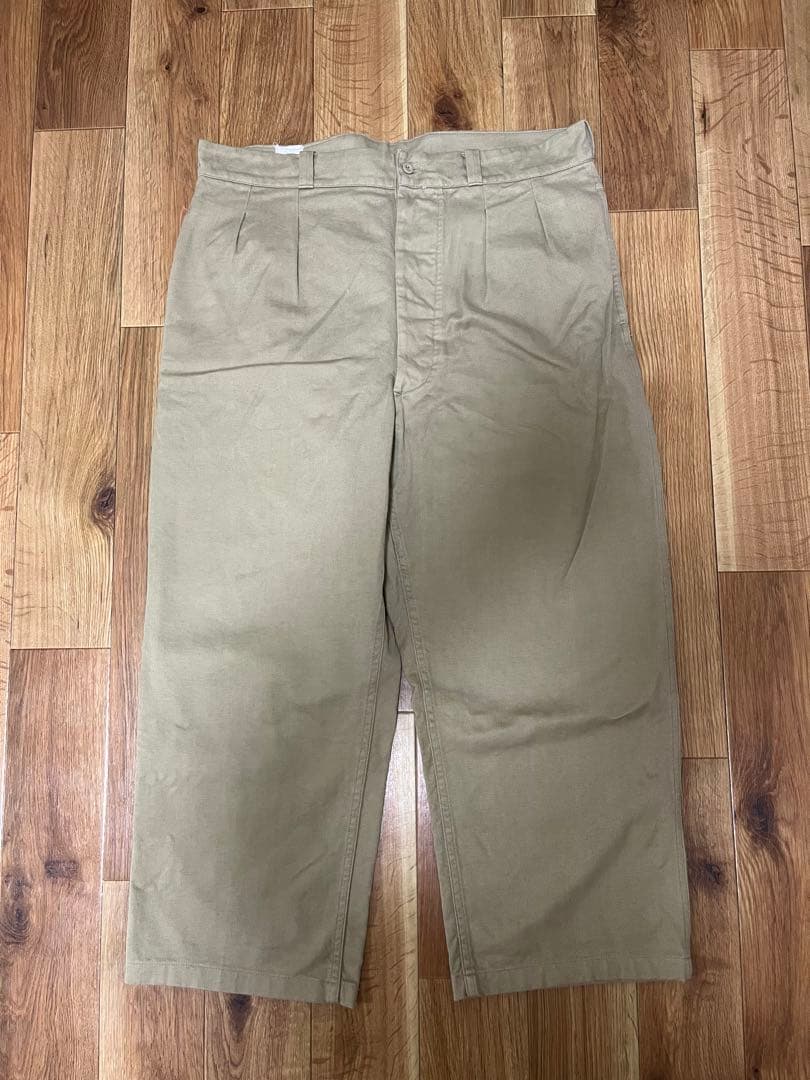 フランス軍　m52チノパン M-52 ワイドチノ チノパン M52 フランス軍 リプロダクト ヴィンテージ