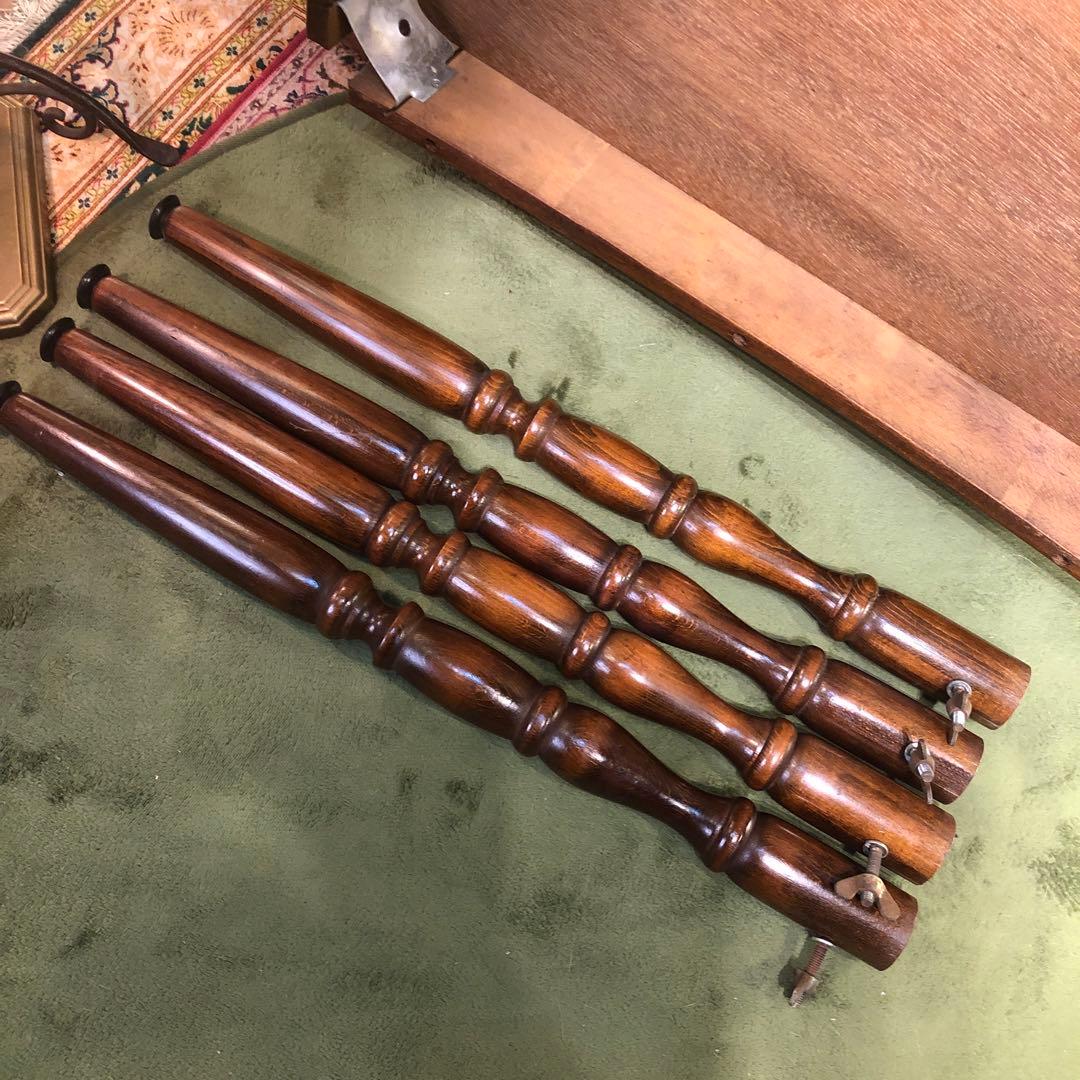 Sale 極美品キツツキマーク ヴィンテージ コロニアル メラニントップテーブル