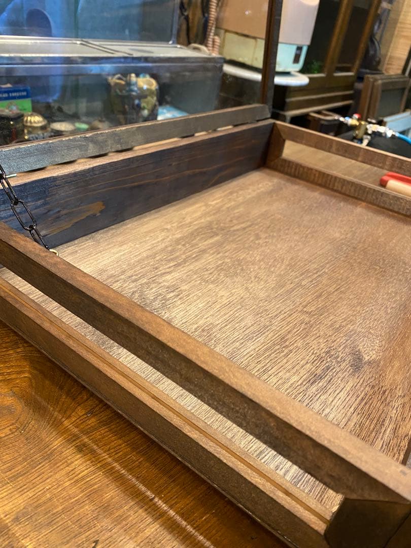 七色海月様 カスタムオーダー 木製ガラスケース