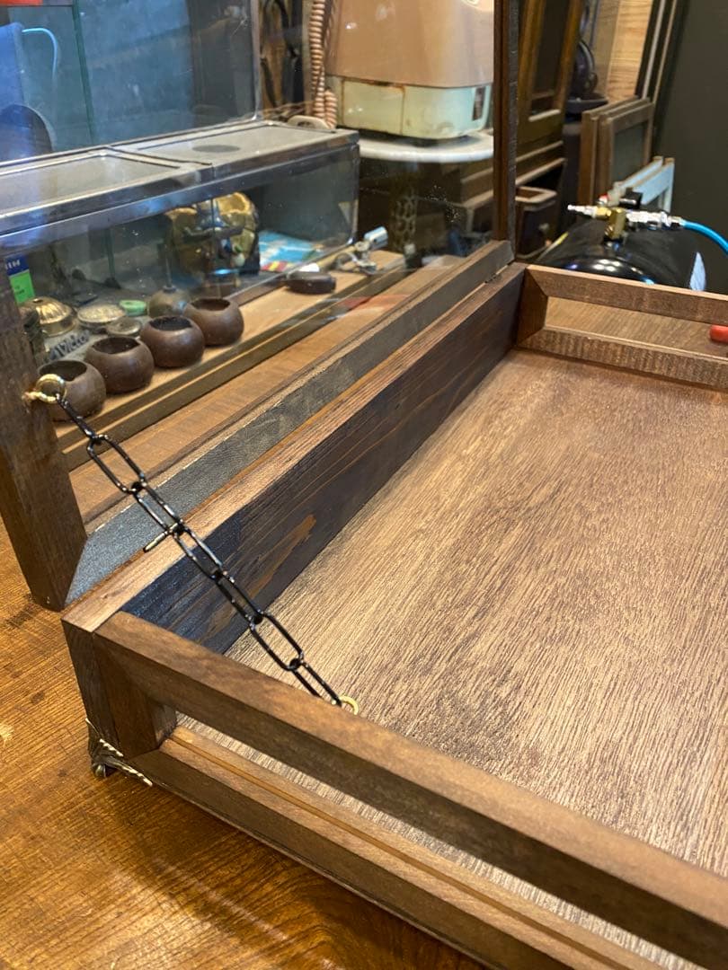 七色海月様 カスタムオーダー 木製ガラスケース