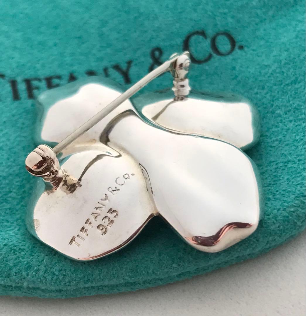 Tiffany シルバーフラワーブローチ 希少