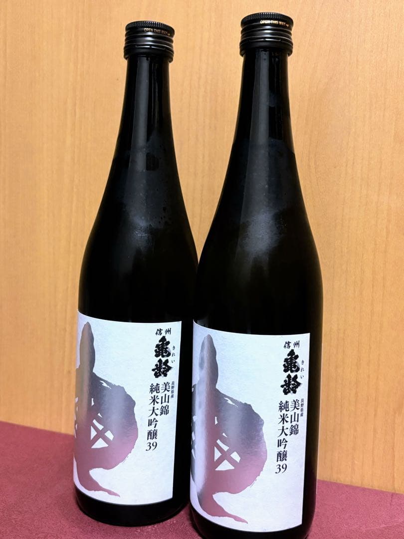 信州亀齢 美山錦 純米大吟醸 銀亀 720ml2本セット 2026年1月製造