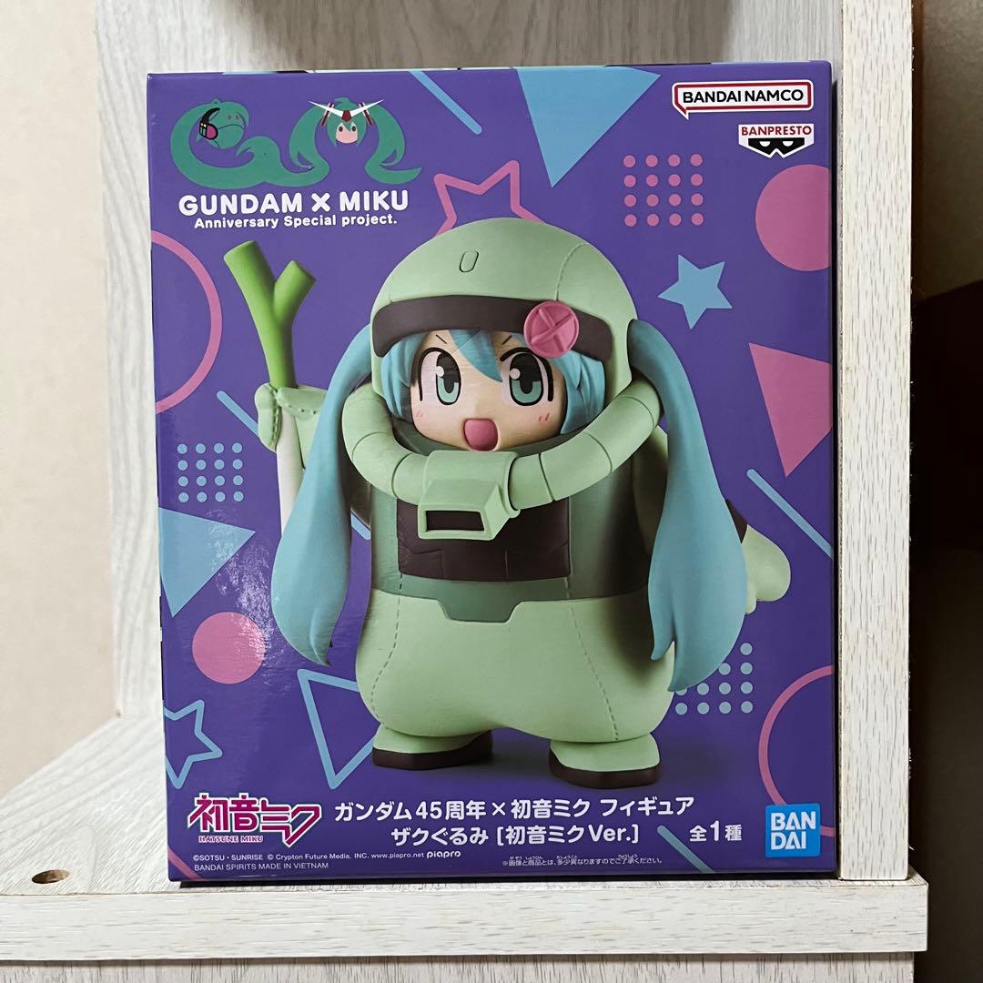 ガンダム45周年×初音ミク フィギュア ザクぐるみ [初音ミクVer
