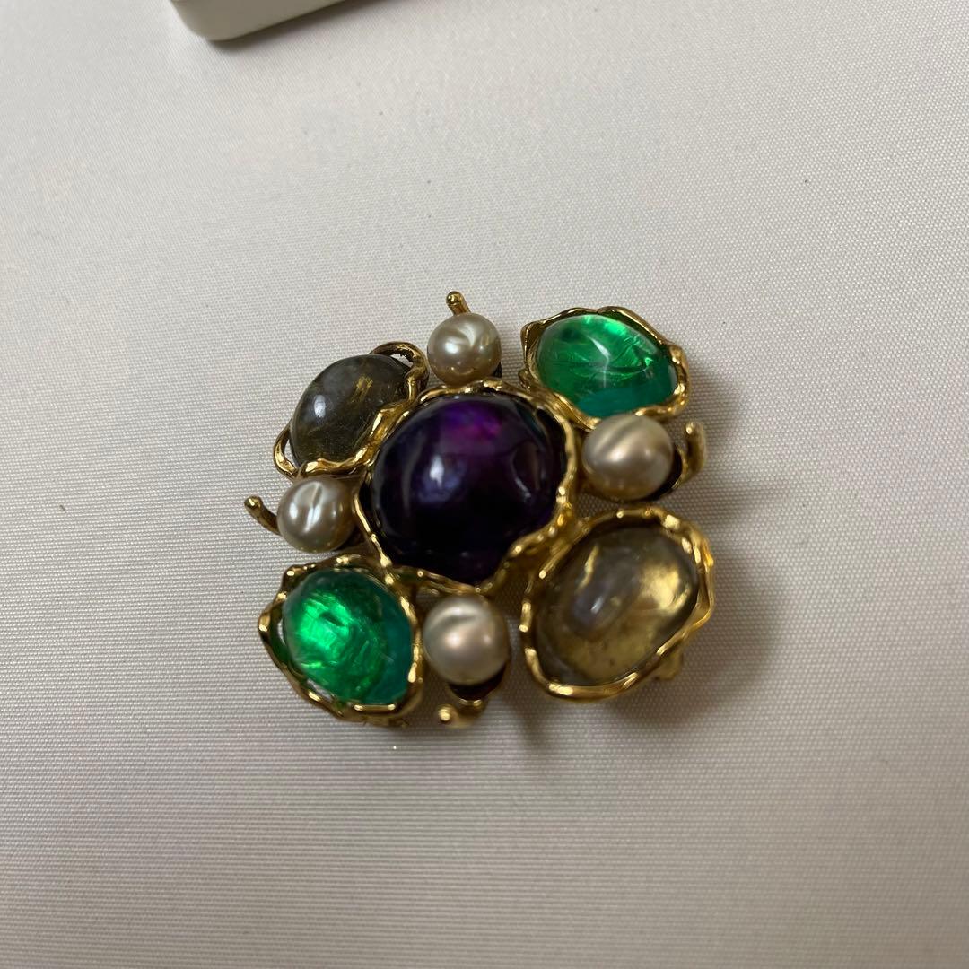 イヴ・サンローラン ブローチペンダント イヴ・サンローラン