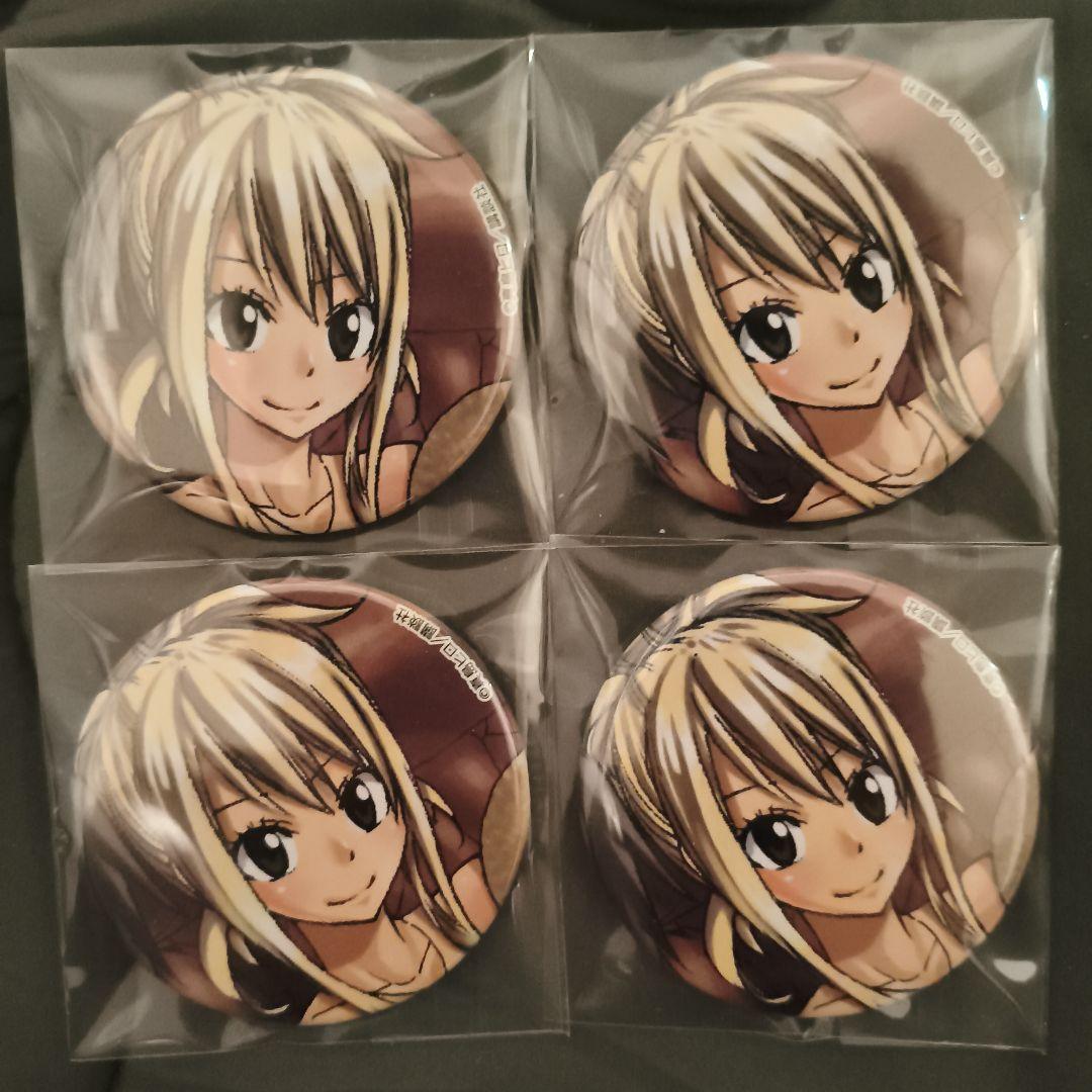 フェアリーテイル 缶バッジ 4点セット - メルカリ