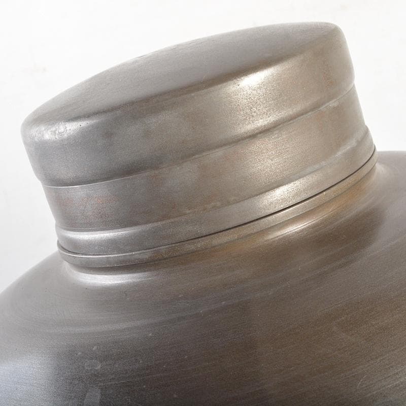 古錫　大茶壷　茶心壷　約8.48kg　御錫屋天下一美作守造銘　B　R6849B