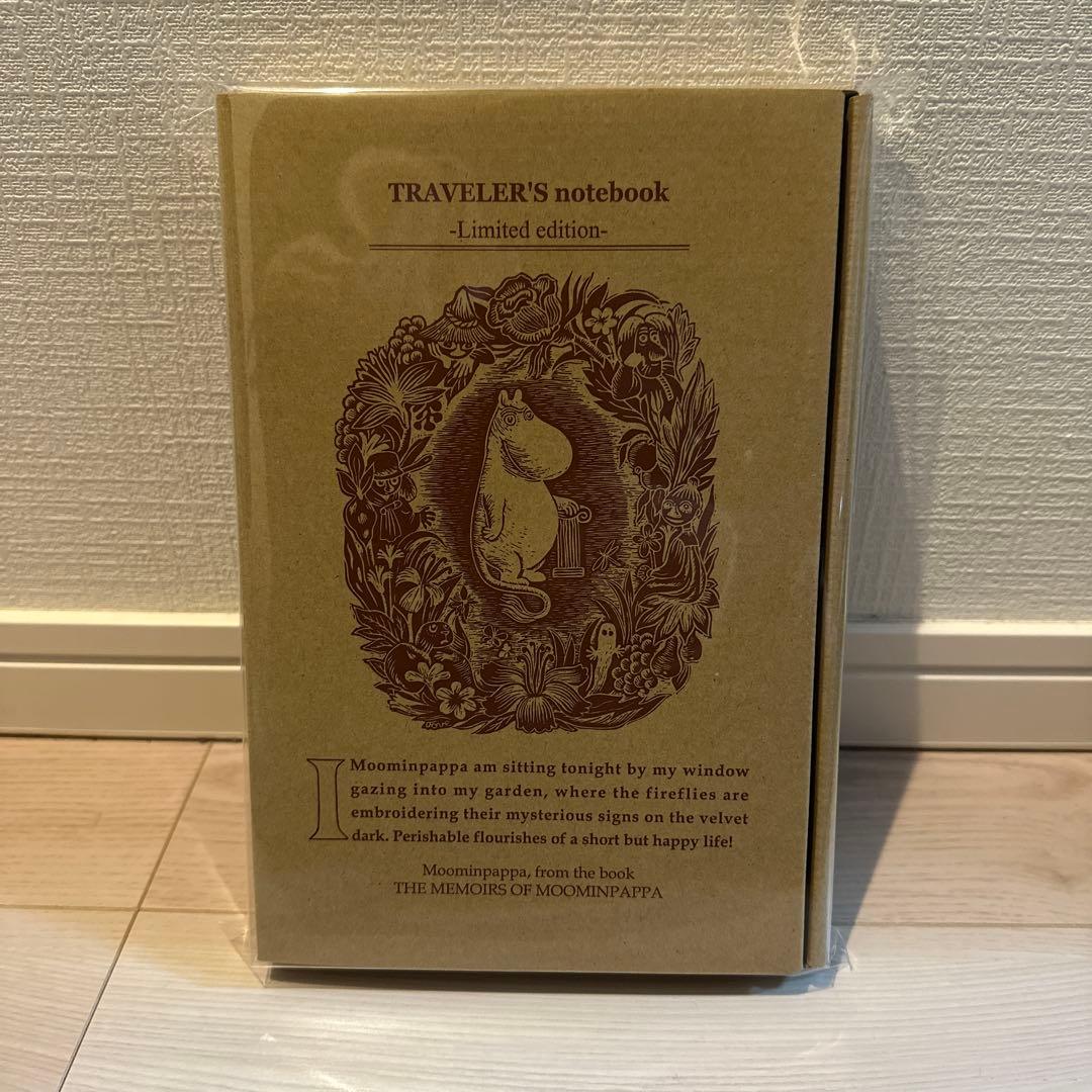 TRAVELER'S COMPANYトラベラーズノート ムーミンパパの思い出. TRAVELER'S COMPANY トラベラーズノートセット（ムーミンパパの思い出