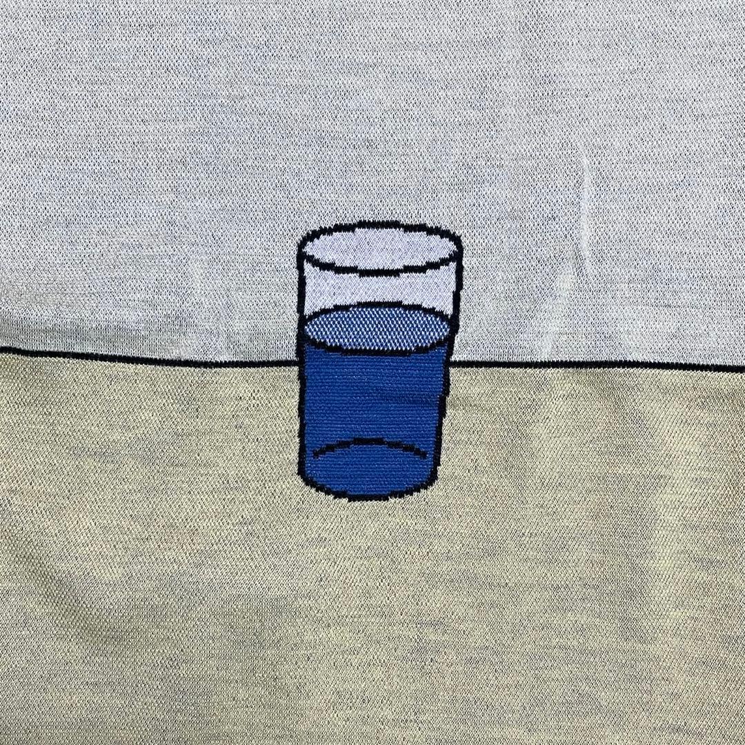 9/7迄大幅値下げ 新品未使用 unpis クッションカバー グラス