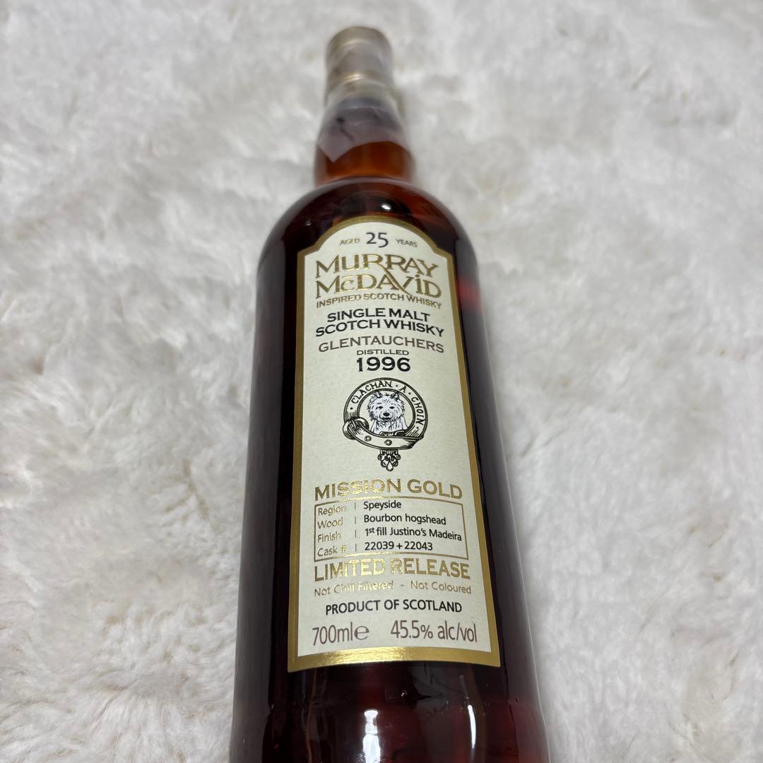 マーレイ・マクダヴィッド グレントファース1996 25年ウイスキー
