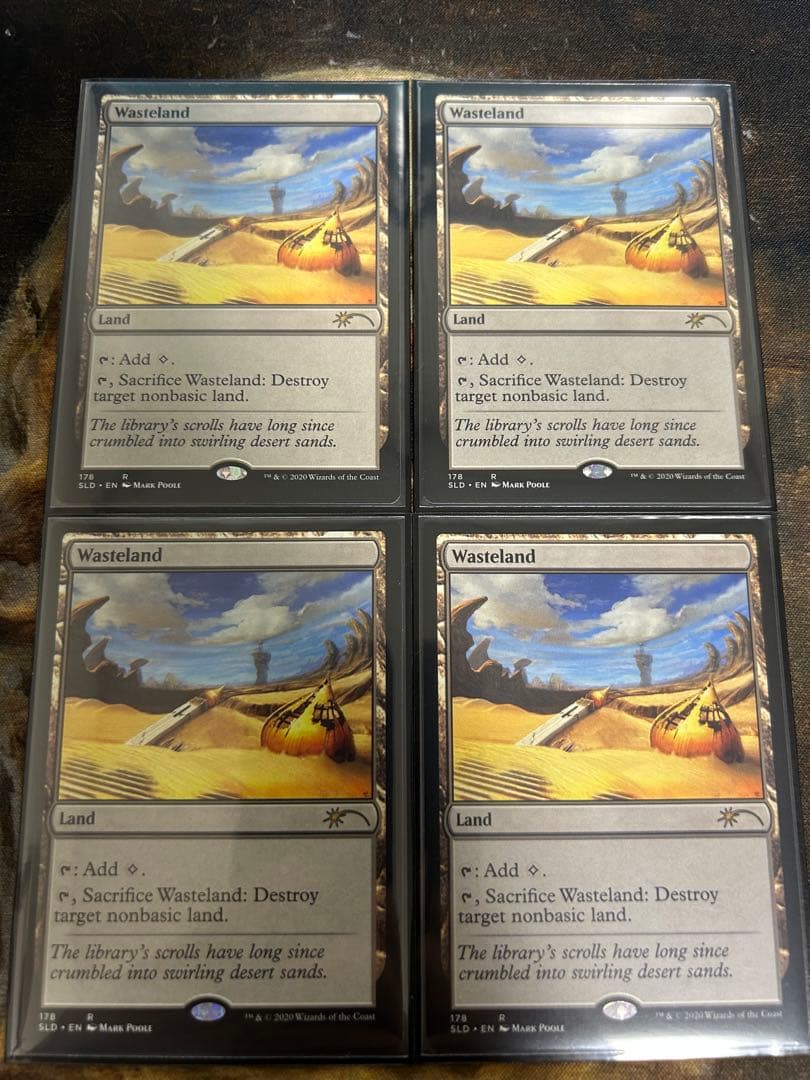 MTG 4枚 不毛の大地