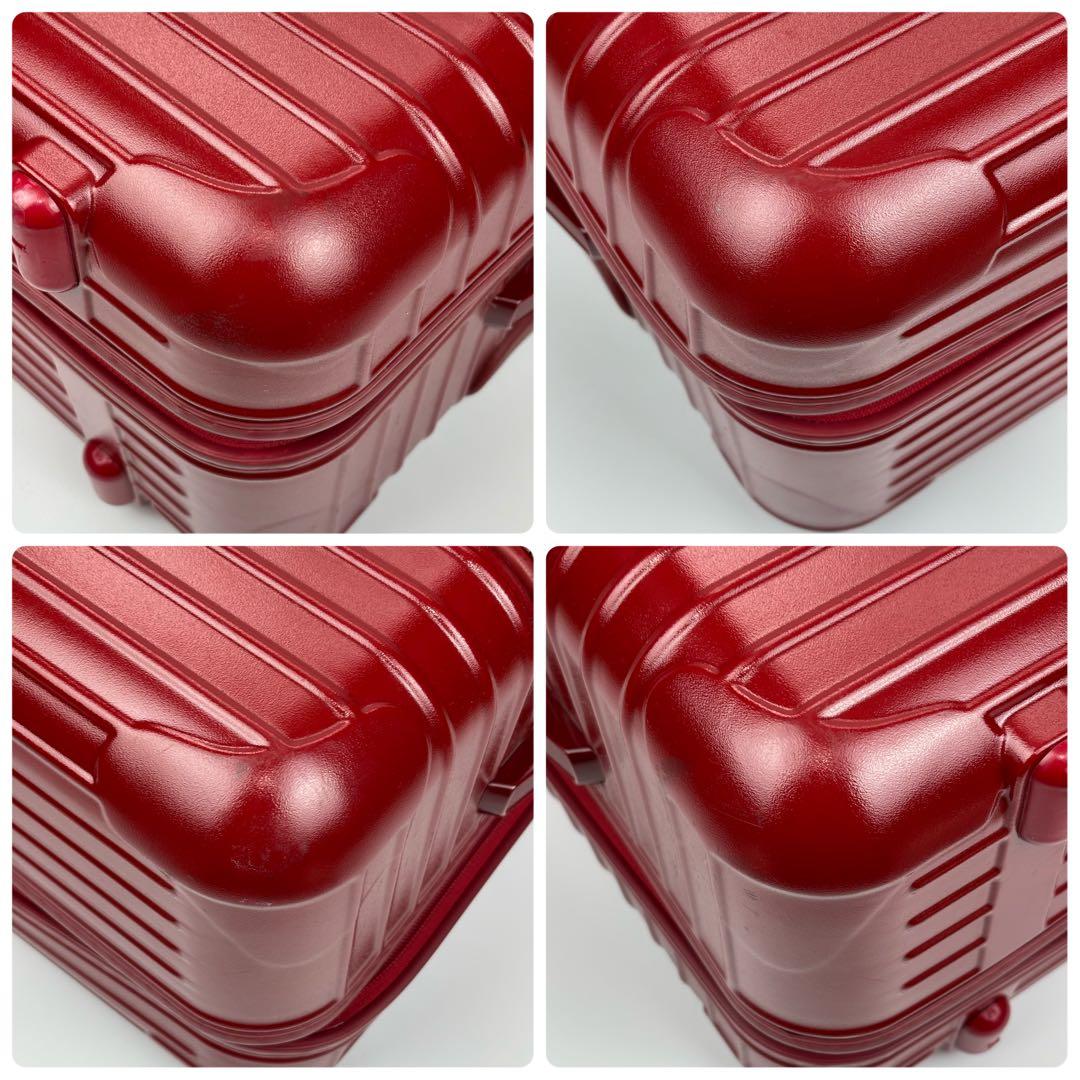 リモワ サルサ 82L キャリー スーツケース マット加工 レッド 2輪 大