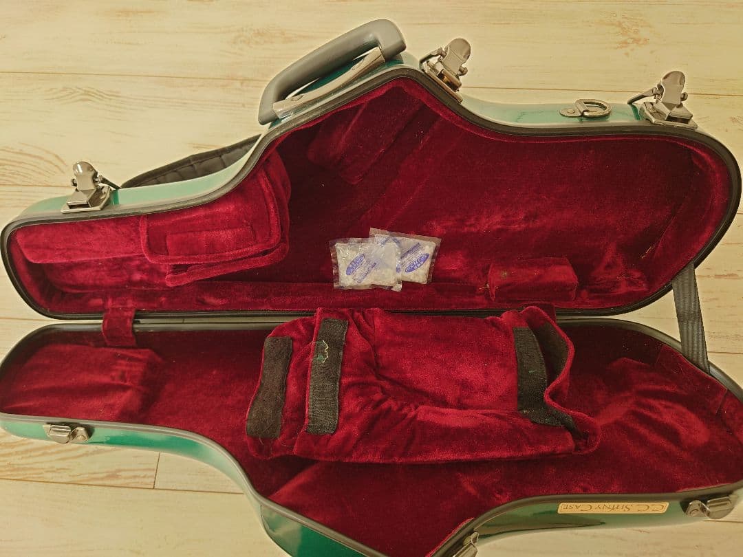 グリーン サックスケース ハードケース